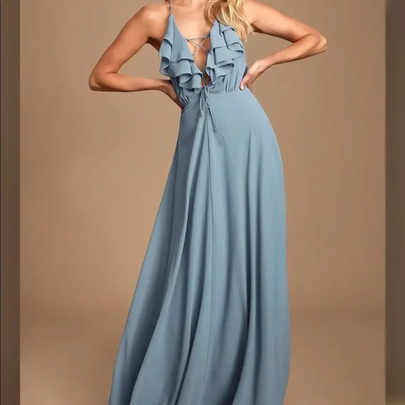 knee length dresses for ladies Primavera Couture 14110 Ruffle Layer Prom Dress Lace Gown Red/Nude / 20W